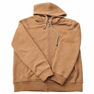 Brunello Cucinelli Men’s 100% Cashmere Zip Hoodie Camel Tan Size XL Italy